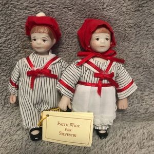 Faith Wick for Silvestri porcelain dolls